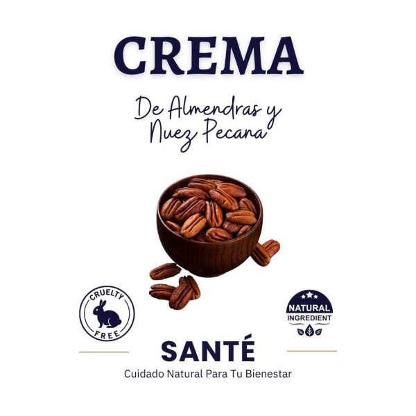 Crema hidratante de Almendras y Nuez Pecana